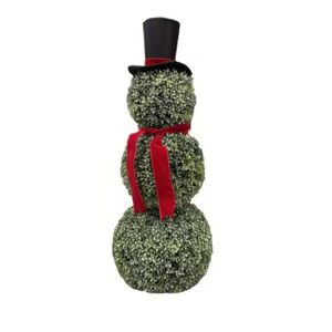 Lifebay Christmas Topiary Snowman Outdoor Decoration