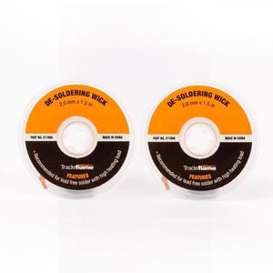 Tradeflame 2.0mm x 1.5mm De-Soldering Wick - 2 Pack
