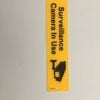 Brutus Surveillance Camera In Use 245 x 60mm Self Adhesive Sign