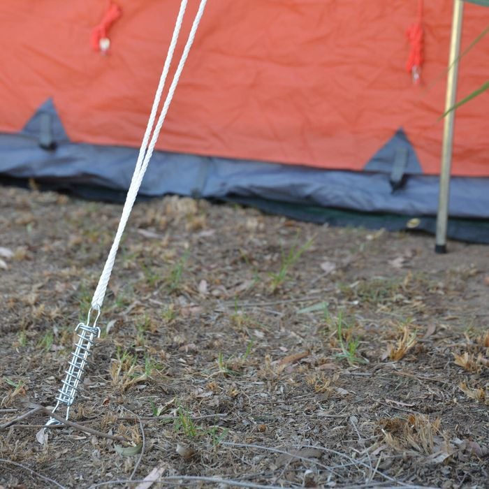 Polytuf Tent Accessory Guy Rope with Runner Springs Bunnings