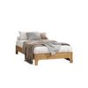 Oikiture Bed Frame King Single Size Wooden Mattress Base Natural