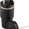Avanti Hydroquench Insulated Smoothie Tumbler With 2 Lids 550ml - Black