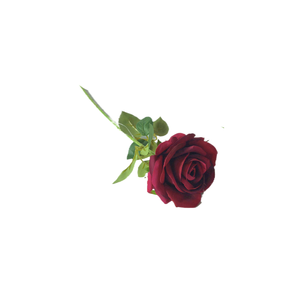 Elegant Collections 50cm Red Artificial Rose Stem