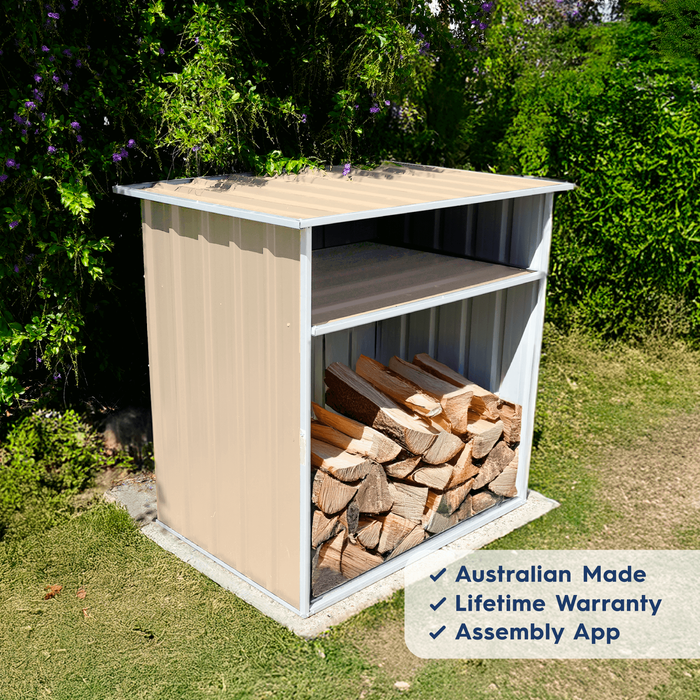 Outdoor Firewood Shelter Firewood Shed For Sale Near Me Absco