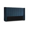 Hotshoppa Mayfair Blue Velvet Headboard Bed Head King