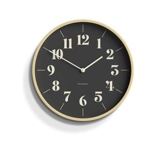 Newgate Mr Clarke Clock Pale Wood Reverse Hopscotch Dial