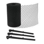Jack 160mm x 6m Plastic Gutterguard Mesh With Clips