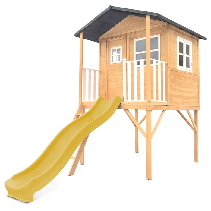 Lifespan Kids Burleigh Cubby House with 2.2m Yellow Slide