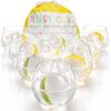 Rowdy Crowd Gin Balloons 385ml Set of 8 - Unbreakable Tritan Plastic Dishwasher Safe