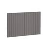 Kaboodle 900mm Smoked Grey V-Groove Medium Rangehood Doors - 2 Pack