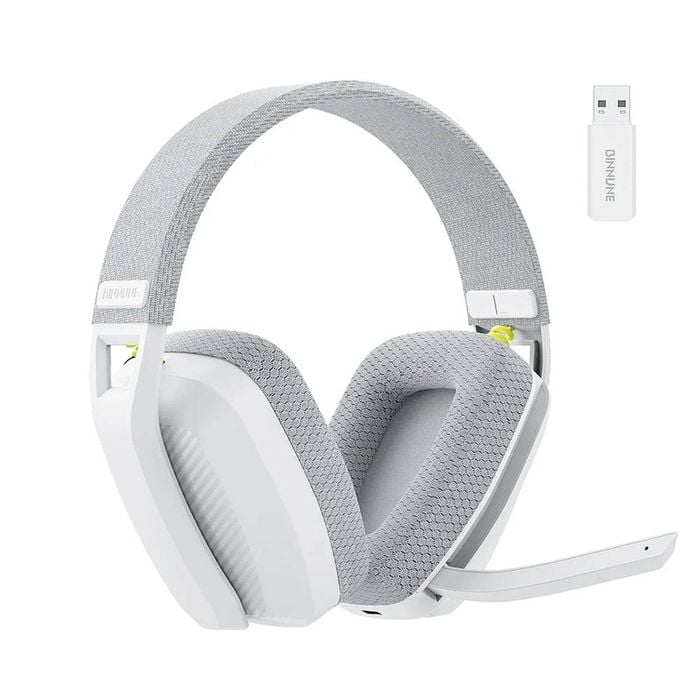 Wireless Gaming Headset With Mic White