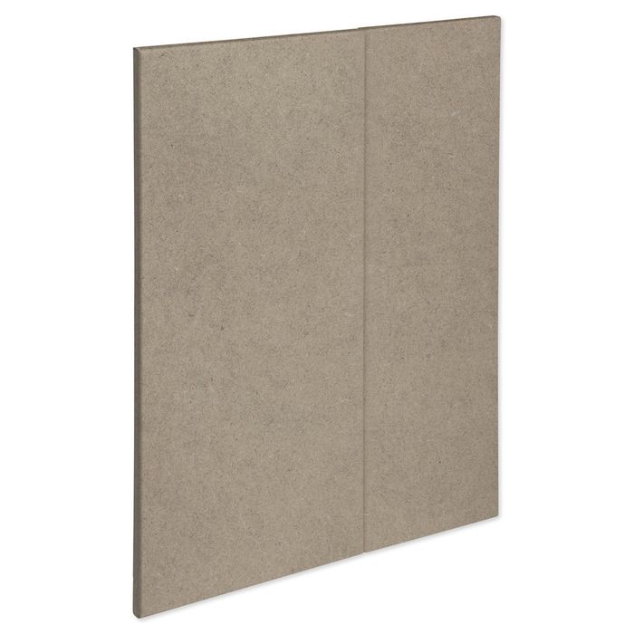 Kaboodle 800 x 900mm Raw Board Modern Corner Base Cabinet Doors