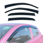 AUSGO Weather Shields for Mitsubishi Mirage Hatch 5D 2012-Onwards Weathershields Window Visors Wind Deflectors