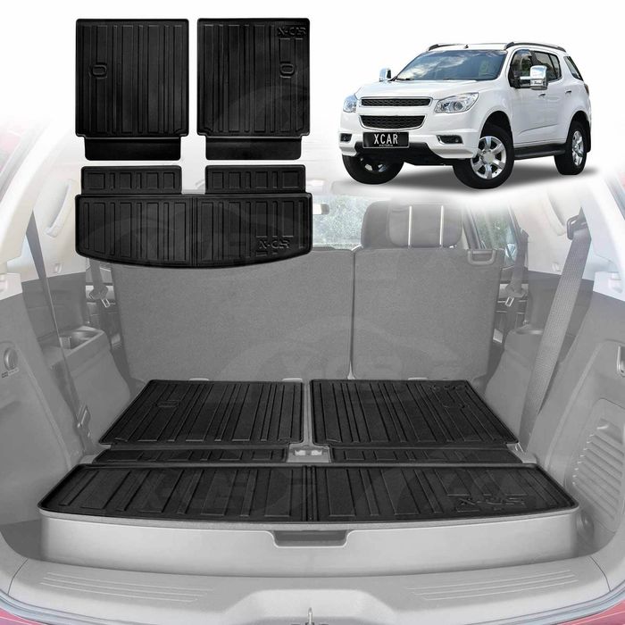 Boot Liners for Holden Colorado 7 2012-2016  Cargo Trunk Mat Luggage Tray Car  3 Pcs Set
