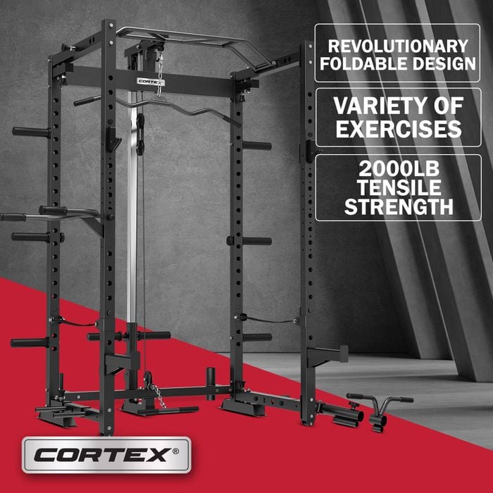 Australia Foldable Power Racks CORTEX PR-4 Space Saver Folding
