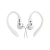 Moki Ear Hooks Sports  On The Go Earphones 3.5mm White