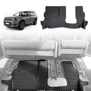 AUSGO Third Row Floor Mat for Jeep Grand Cherokee L WL Series 7-Seat 2021-Onwards Car Liner Mat