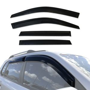AUSGO Weather Shields for Hyundai Tucson 2004-2010 Weathershields Window Visors Wind Deflectors