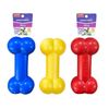3x Paws & Claws 18cm Super Tuff Bone TPR Pet Dog Toy Interactive Fun Play Assort