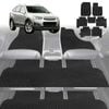 6D Diamond Car Floor Mats for Holden Captiva 7 2009-2015-Ultimate Set-Black-Outback GT