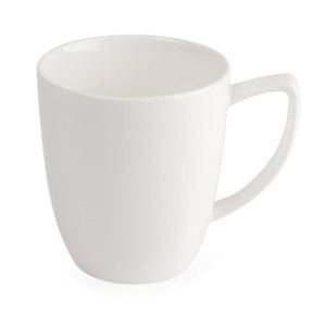 Olympia Lumina Latte Mugs White Porcelain 10oz 284ml 6 Pack Commercial Grade Coffee Cups