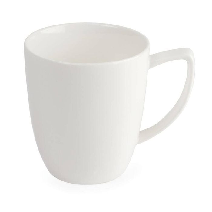 Olympia Lumina Latte Mugs White Porcelain 10oz 284ml 6 Pack Commercial Grade Coffee Cups