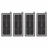 Hygieia Dust Box Filter for MOVA Z60 Ultra Roller Complete Robot Vacuum – 4 Pack
