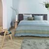 Bedding House King Blue Rhythm Blue Green Sateen Cotton Quilt Cover Set