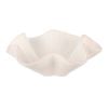 Amalfi Olson Ceramic Fluted Bowl Off White 38x37x12cm