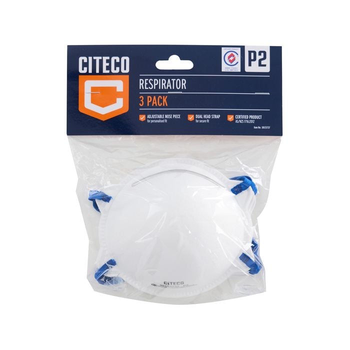 Citeco P2 Disposable Respirator - 3 Pack