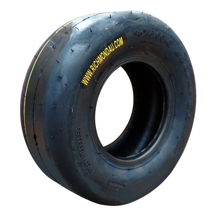 Richmond 13 x 5.00-6 4PR Tubeless Slick Tread Mower Tyre