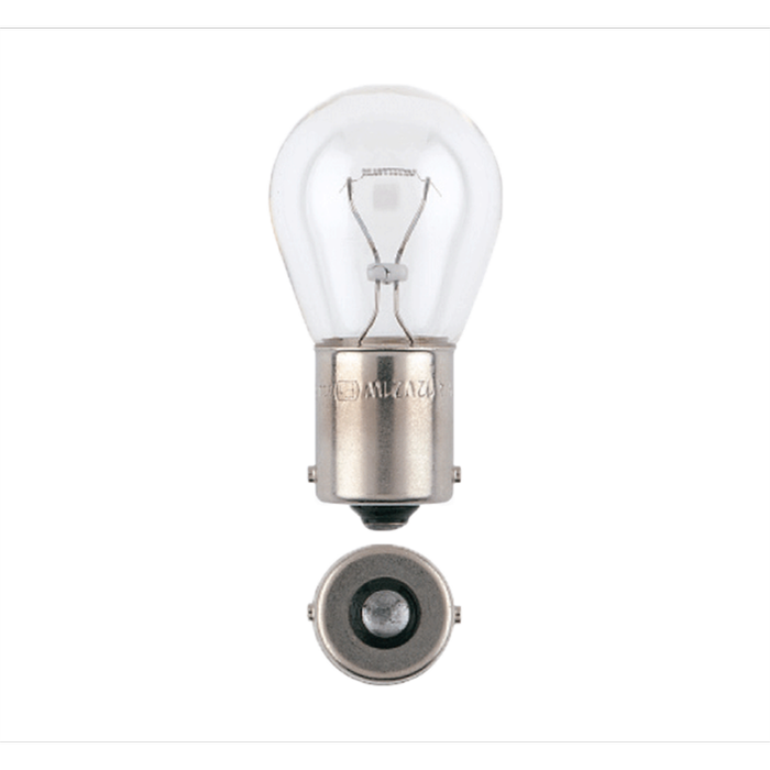 Narva 12V 21W BA15s Incandescent Stop/Tail & Indicator Globe - 2 Pack
