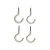 Everhang 21mm White PVC Cup Hook - 4 Pack
