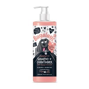 Bugalugs 500ml Luxury 2 In 1 Papaya And Coconut Dog Shampoo And Conditioner