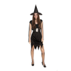 Adult Wos Wicked Witch Costume Halloween Dress Party Skirt Black