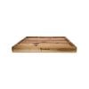 Classica Woodpecker Rectangular Acacia Board with Built-in Bowls 48 x 35 x 3cm