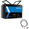 Gentrax 12v 100ah Lithium Battery + 3x 2awg 1.5m Cable