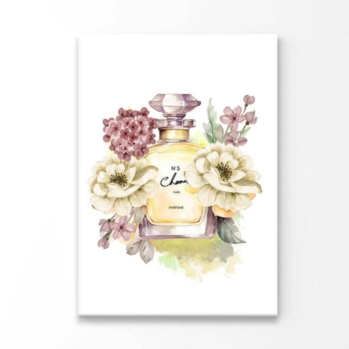 Yellow Perfume Print 100% Australian Made 100 x 150cm (Acrylic)