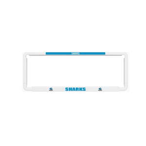 1x OFFICIAL NRL Cronulla Sharks Car Number Plate Frame Cover Surround