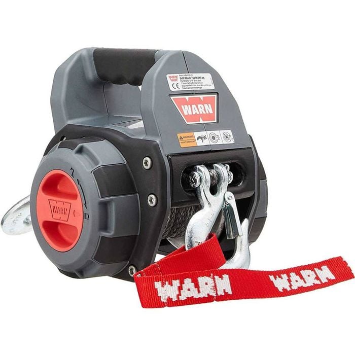 Warn 750lbs Handheld Portable Drill Powered Winch | 101575 - Synthetic Rope