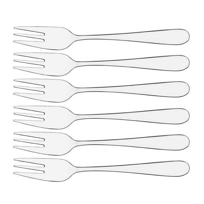 Tablekraft Luxor Cake Fork 18/0 Stainless Steel 148mm 6 Pack Hang Sell