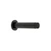 Zanda 85mm Matt Black Concealed Fix Skirting Door Stop