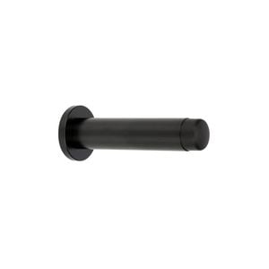 Zanda 85mm Matt Black Concealed Fix Skirting Door Stop