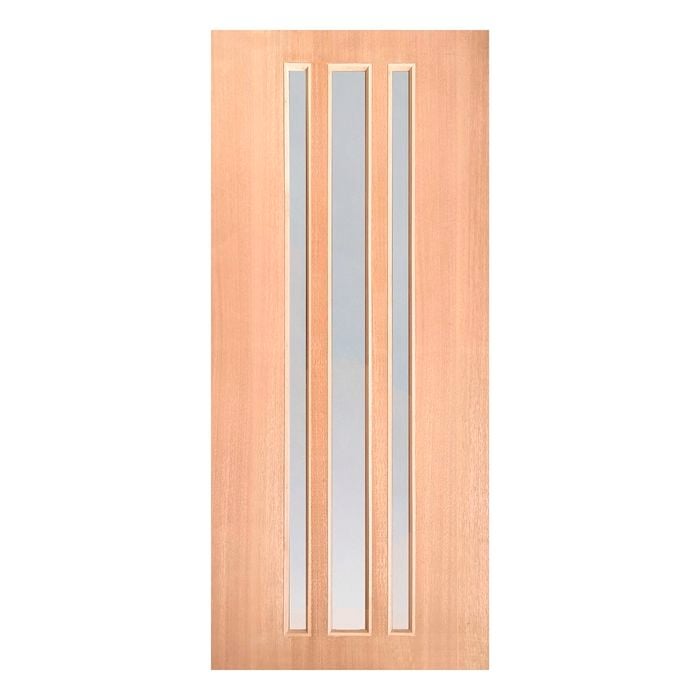 Woodcraft 2040 x 820 x 40mm Entrance Door St Clair Frosted Safety Glass SD21
