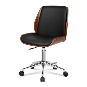 ALFORDSON Wooden Executive Office Chair Black