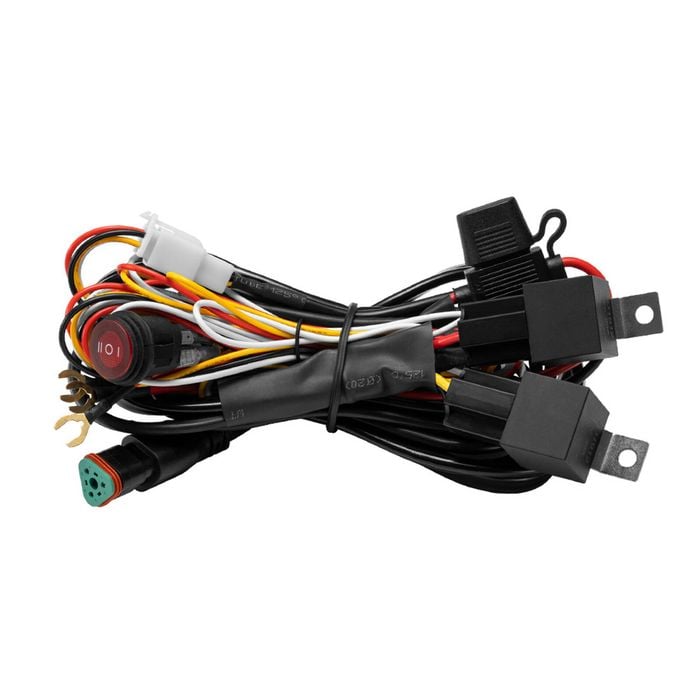 Lightfox High Beam Wiring Harness with DT 3-Pin Connector For LED Pod Light