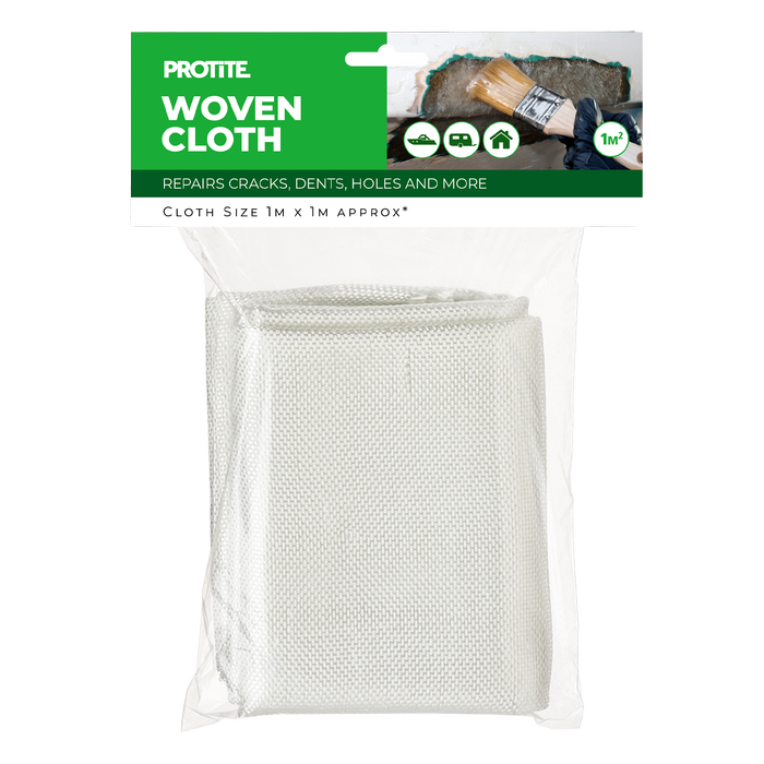 Protite 1 x 1m Fibreglass Woven Cloth