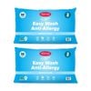 2x 2pc Tontine Quick Dry Easy Wash Anti Allergy Bedding Pillows Set Medium