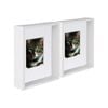 Nicola Spring 8" x 10" 3D Deep Box Photo Frames with White 4" x 6" Mount - Pack of 2