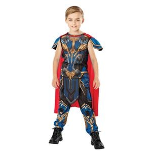 Marvel Thor Classic Love & Thunder Costume Dress Up Party/Halloween Size 9-10y